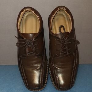 Men's Shoes - Dockers Dark Brown Leather Oxfords
